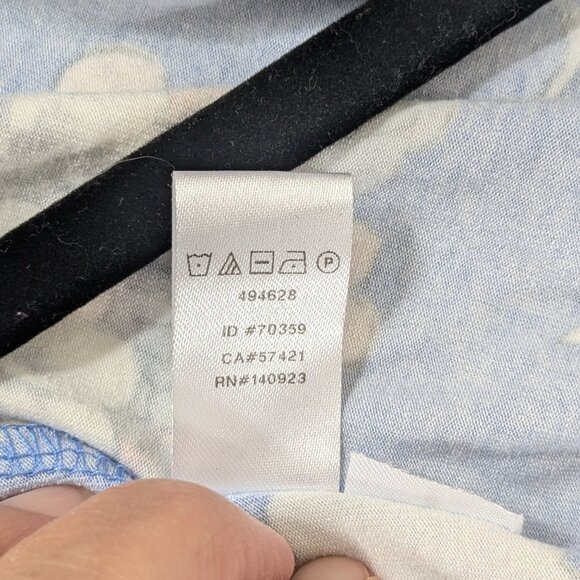 LOFT Lavender Floral halter Aline sleeveless Stretchy Sundress XS - Picture 13 of 14